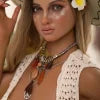 Schöne Hippie Sexpuppe 169cm S45 Tina